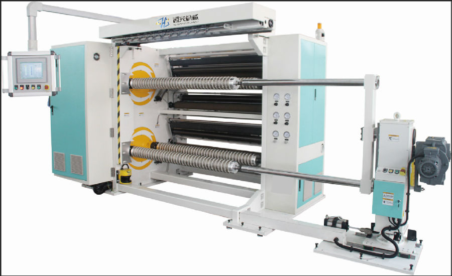 四軸雙工位回轉式高速分切機